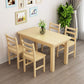 Contemporary Solid Wood Rectangular Dining Table with 4 Legs Clearhalo 'Dining Tables & Seating' 'Dining Tables' 'dining_table' 'furn' 'furn_dining_table' 'Furniture' 'Kitchen & Dining Furniture' 7635938