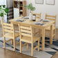 Contemporary Solid Wood Rectangular Dining Table with 4 Legs Clearhalo 'Dining Tables & Seating' 'Dining Tables' 'dining_table' 'furn' 'furn_dining_table' 'Furniture' 'Kitchen & Dining Furniture' 7635940