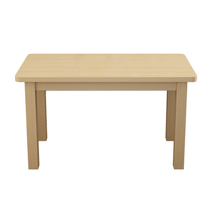 Contemporary Solid Wood Rectangular Dining Table with 4 Legs Without Chairs Clearhalo 'Dining Tables & Seating' 'Dining Tables' 'dining_table' 'furn' 'furn_dining_table' 'Furniture' 'Kitchen & Dining Furniture' 7635941