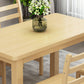Contemporary Solid Wood Rectangular Dining Table with 4 Legs Clearhalo 'Dining Tables & Seating' 'Dining Tables' 'dining_table' 'furn' 'furn_dining_table' 'Furniture' 'Kitchen & Dining Furniture' 7635942