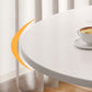 Table à manger pliante moderne, plateau en bois avec base en métal pour la maison