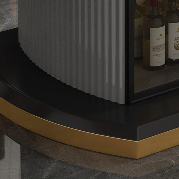 Modern Stone Top Dining Table Extendable for Small Spaces with Storage Clearhalo 'Dining Tables & Seating' 'Dining Tables' 'dining_table' 'furn' 'furn_dining_table' 'Furniture' 'Kitchen & Dining Furniture' 7635982