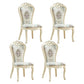 Indoor Dining Arm Chair Wood Frame Upholstered Dining Chair for Dining Room Green 4 Piece Set Clearhalo 'Dining Chairs' 'Dining Tables & Seating' 'dining_chair' 'furn' 'furn_dining_chair' 'Furniture' 'Kitchen & Dining Furniture' 7636081