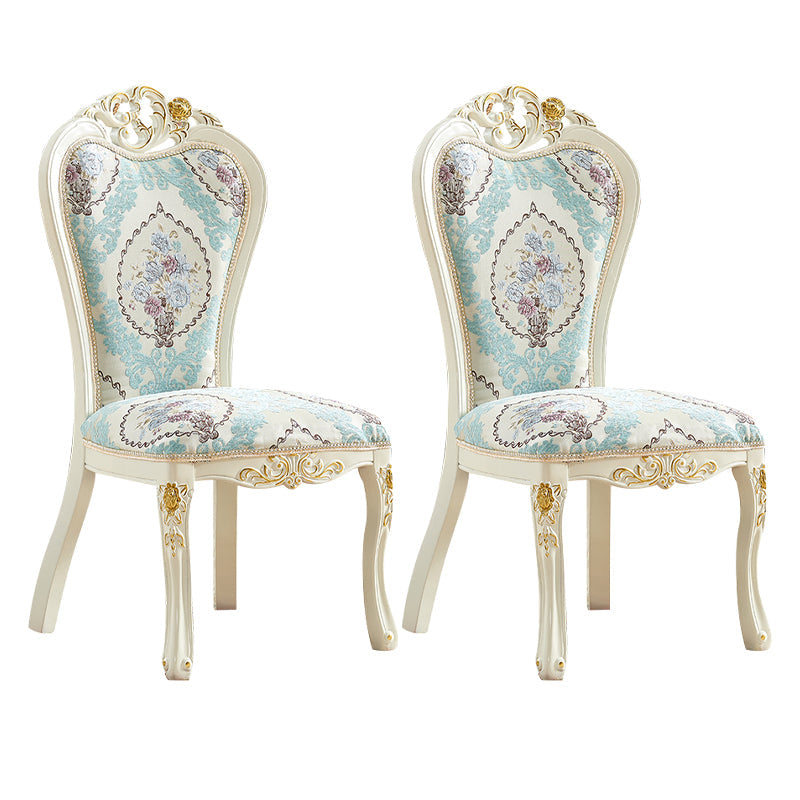 Indoor Dining Arm Chair Wood Frame Upholstered Dining Chair for Dining Room Light Green 2 Piece Set Clearhalo 'Dining Chairs' 'Dining Tables & Seating' 'dining_chair' 'furn' 'furn_dining_chair' 'Furniture' 'Kitchen & Dining Furniture' 7636085