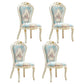 Indoor Dining Arm Chair Wood Frame Upholstered Dining Chair for Dining Room Peacock Blue 4 Piece Set Clearhalo 'Dining Chairs' 'Dining Tables & Seating' 'dining_chair' 'furn' 'furn_dining_chair' 'Furniture' 'Kitchen & Dining Furniture' 7636098