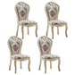 Indoor Dining Arm Chair Wood Frame Upholstered Dining Chair for Dining Room Off-White 4 Piece Set Clearhalo 'Dining Chairs' 'Dining Tables & Seating' 'dining_chair' 'furn' 'furn_dining_chair' 'Furniture' 'Kitchen & Dining Furniture' 7636109