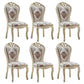 Indoor Dining Arm Chair Wood Frame Upholstered Dining Chair for Dining Room Off-White 6 Piece Set Clearhalo 'Dining Chairs' 'Dining Tables & Seating' 'dining_chair' 'furn' 'furn_dining_chair' 'Furniture' 'Kitchen & Dining Furniture' 7636110