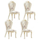 Indoor Dining Arm Chair Wood Frame Upholstered Dining Chair for Dining Room Mauve 4 Piece Set Clearhalo 'Dining Chairs' 'Dining Tables & Seating' 'dining_chair' 'furn' 'furn_dining_chair' 'Furniture' 'Kitchen & Dining Furniture' 7636118