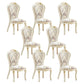Indoor Dining Arm Chair Wood Frame Upholstered Dining Chair for Dining Room Mauve 8 Piece Set Clearhalo 'Dining Chairs' 'Dining Tables & Seating' 'dining_chair' 'furn' 'furn_dining_chair' 'Furniture' 'Kitchen & Dining Furniture' 7636120