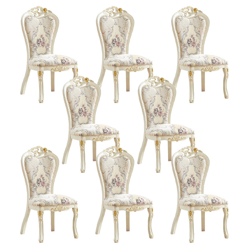 Indoor Dining Arm Chair Wood Frame Upholstered Dining Chair for Dining Room Mauve 8 Piece Set Clearhalo 'Dining Chairs' 'Dining Tables & Seating' 'dining_chair' 'furn' 'furn_dining_chair' 'Furniture' 'Kitchen & Dining Furniture' 7636120