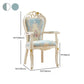 Indoor Dining Arm Chair Wood Frame Upholstered Dining Chair for Dining Room Clearhalo 'Dining Chairs' 'Dining Tables & Seating' 'dining_chair' 'furn' 'furn_dining_chair' 'Furniture' 'Kitchen & Dining Furniture' 7636129