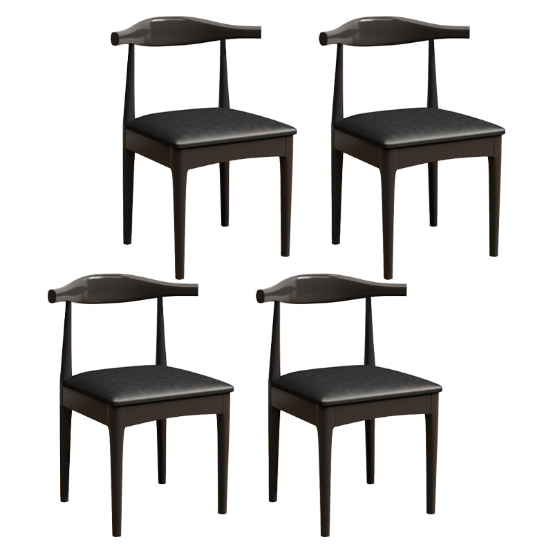 Chaise de style moderne en bois ouvert à l'arrière pour salle à manger pour salle à manger