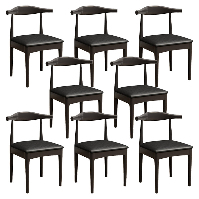 Chaise de style moderne en bois ouvert à l'arrière pour salle à manger pour salle à manger