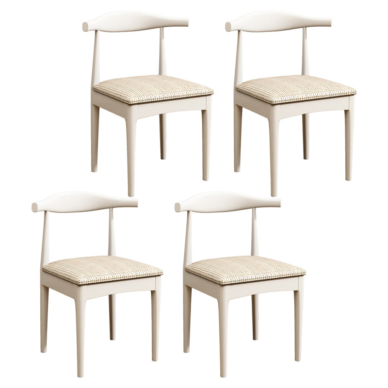 Chaise de style moderne en bois ouvert à l'arrière pour salle à manger pour salle à manger