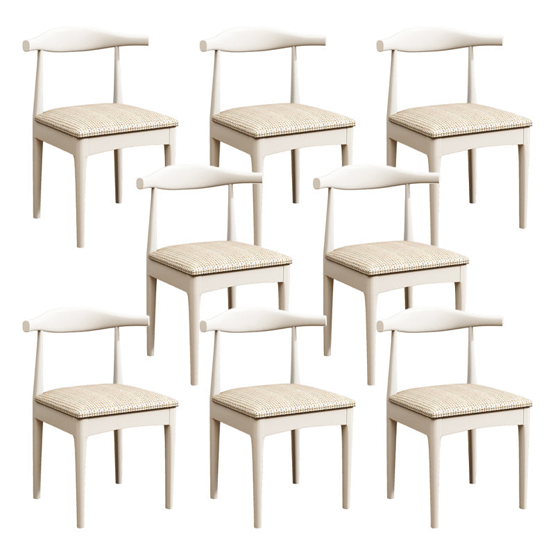 Chaise de style moderne en bois ouvert à l'arrière pour salle à manger pour salle à manger