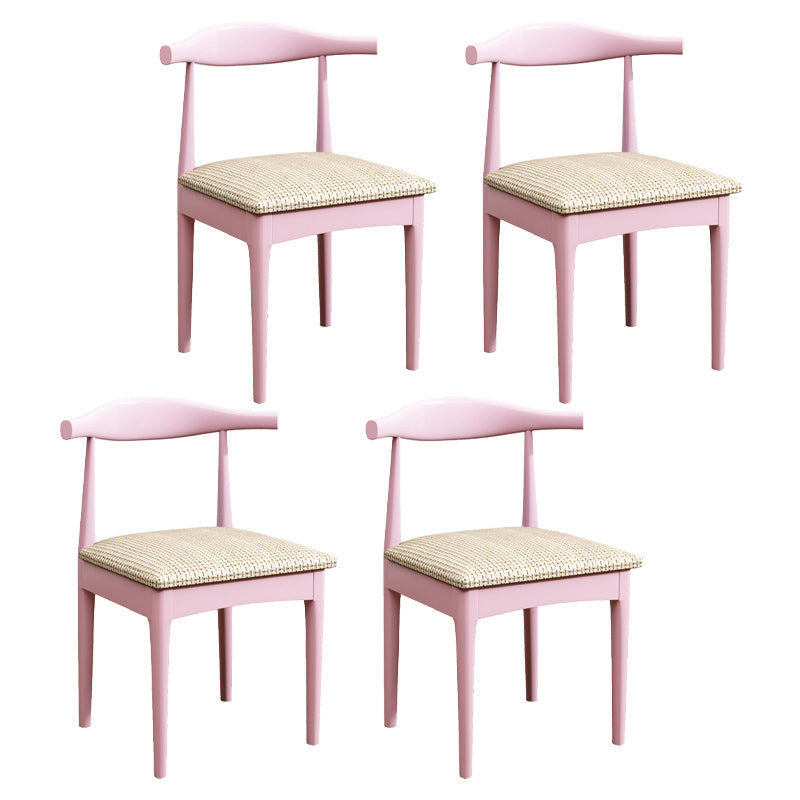 Chaise de style moderne en bois ouvert à l'arrière pour salle à manger pour salle à manger