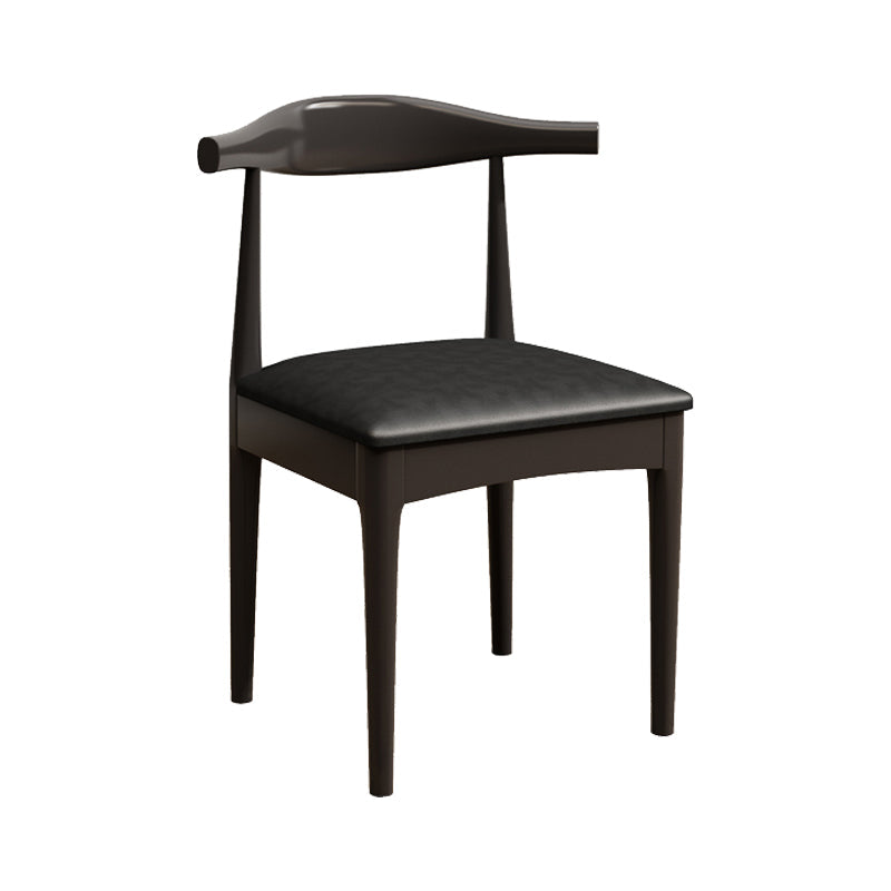 Chaise de style moderne en bois ouvert à l'arrière pour salle à manger pour salle à manger