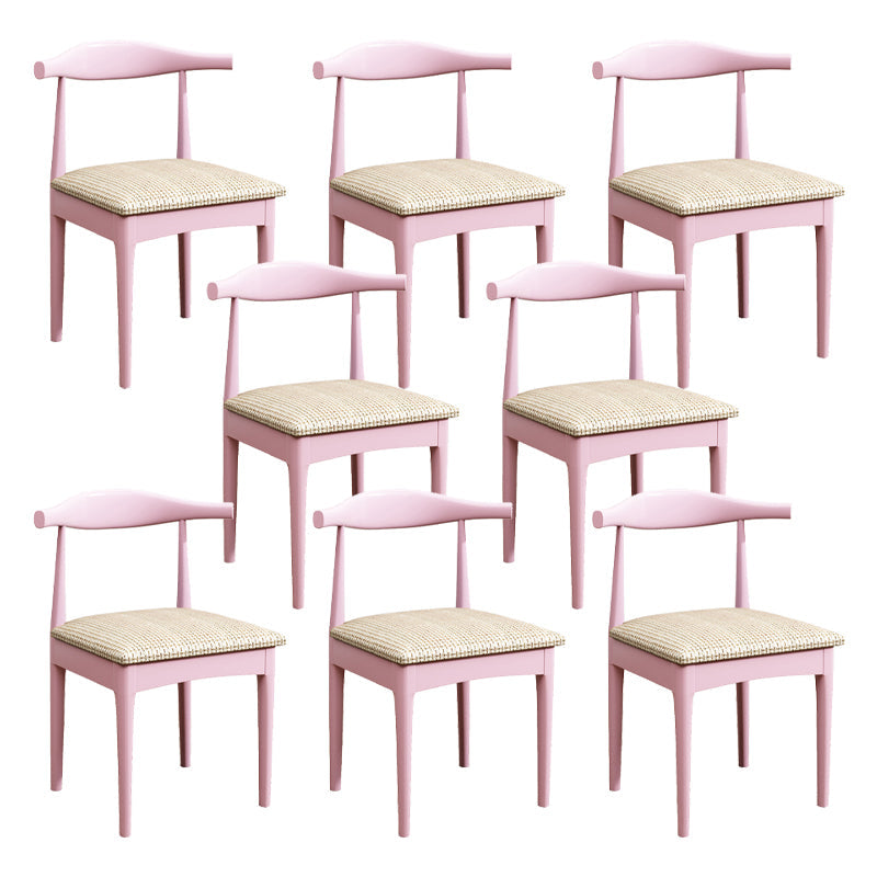 Chaise de style moderne en bois ouvert à l'arrière pour salle à manger pour salle à manger