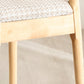 Chaise de style moderne en bois ouvert à l'arrière pour salle à manger pour salle à manger