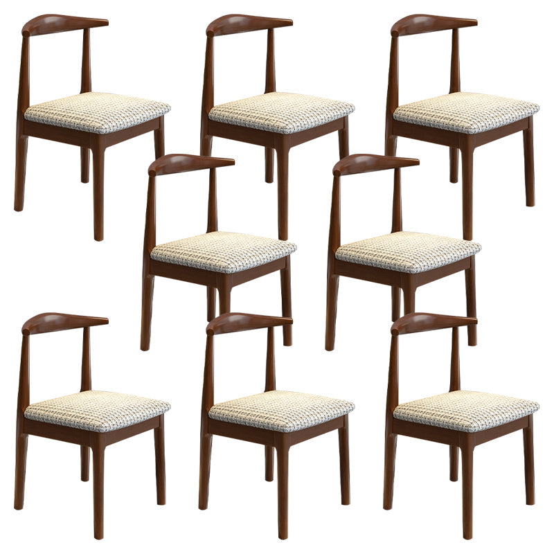 Chaise de style moderne en bois ouvert à l'arrière pour salle à manger pour salle à manger