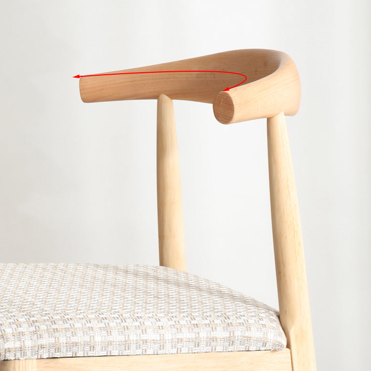 Chaise de style moderne en bois ouvert à l'arrière pour salle à manger pour salle à manger
