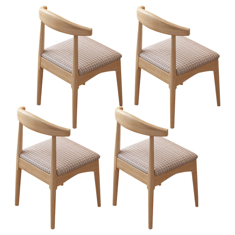 Chaise de style moderne en bois ouvert à l'arrière pour salle à manger pour salle à manger