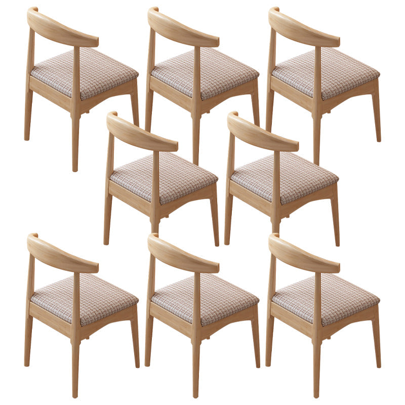 Chaise de style moderne en bois ouvert à l'arrière pour salle à manger pour salle à manger