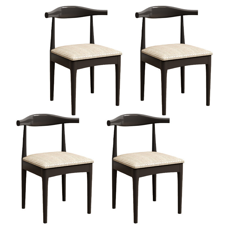 Chaise de style moderne en bois ouvert à l'arrière pour salle à manger pour salle à manger