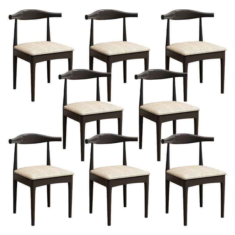 Chaise de style moderne en bois ouvert à l'arrière pour salle à manger pour salle à manger