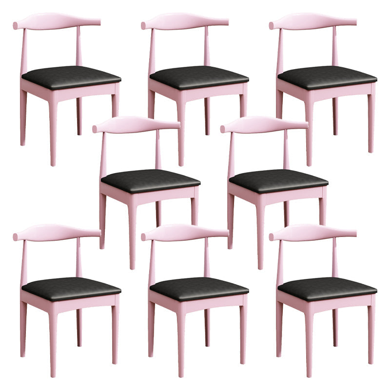 Chaise de style moderne en bois ouvert à l'arrière pour salle à manger pour salle à manger