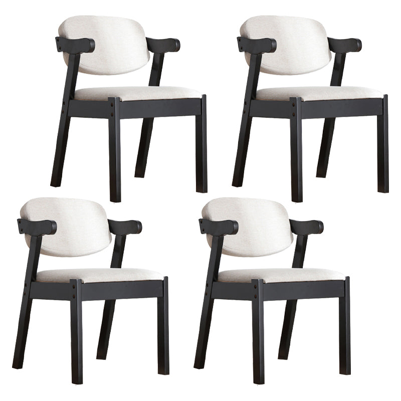 Chaise de style moderne en bois ouvert à l'arrière pour salle à manger pour salle à manger