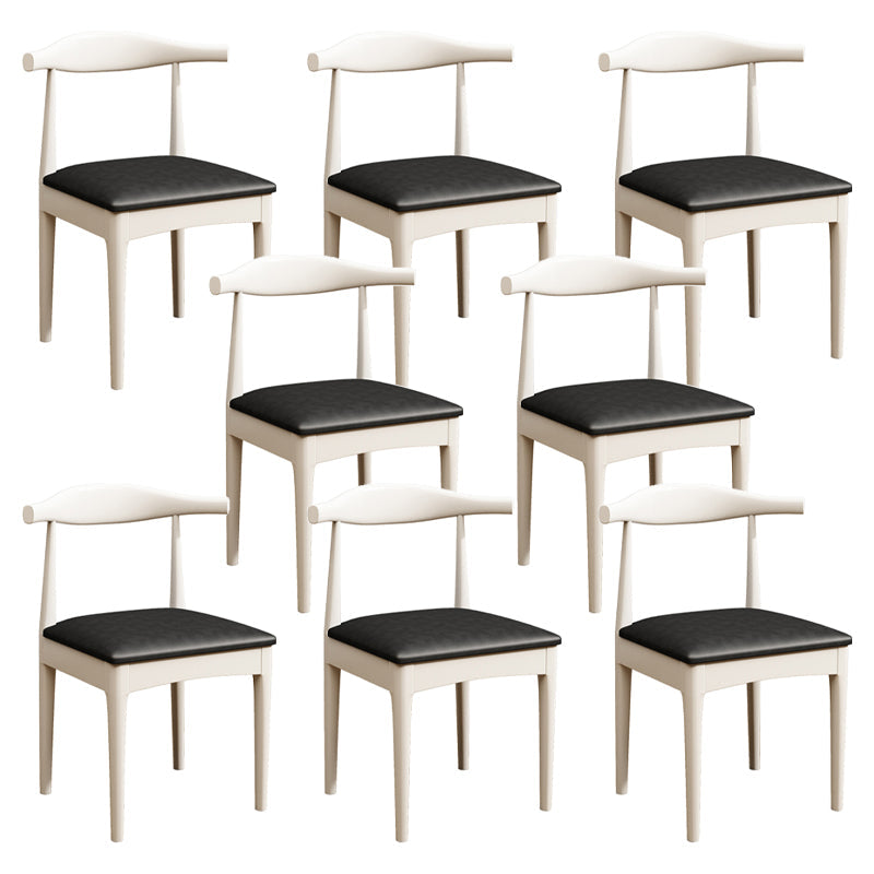 Chaise de style moderne en bois ouvert à l'arrière pour salle à manger pour salle à manger