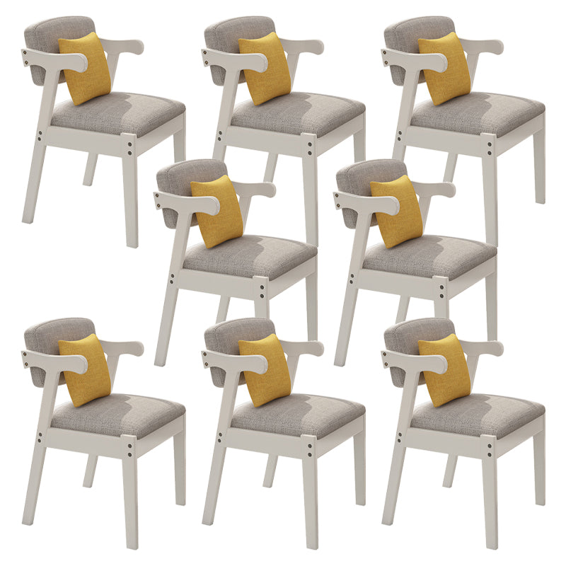 Chaise de style moderne en bois ouvert à l'arrière pour salle à manger pour salle à manger