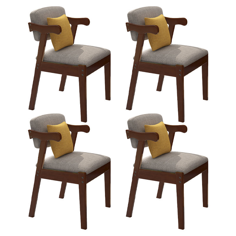 Chaise de style moderne en bois ouvert à l'arrière pour salle à manger pour salle à manger