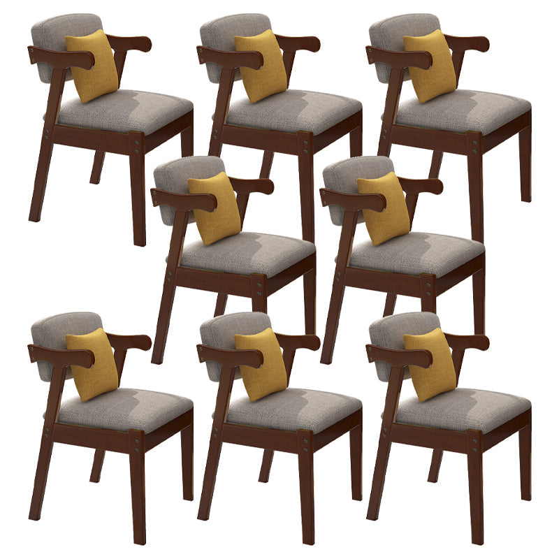 Chaise de style moderne en bois ouvert à l'arrière pour salle à manger pour salle à manger