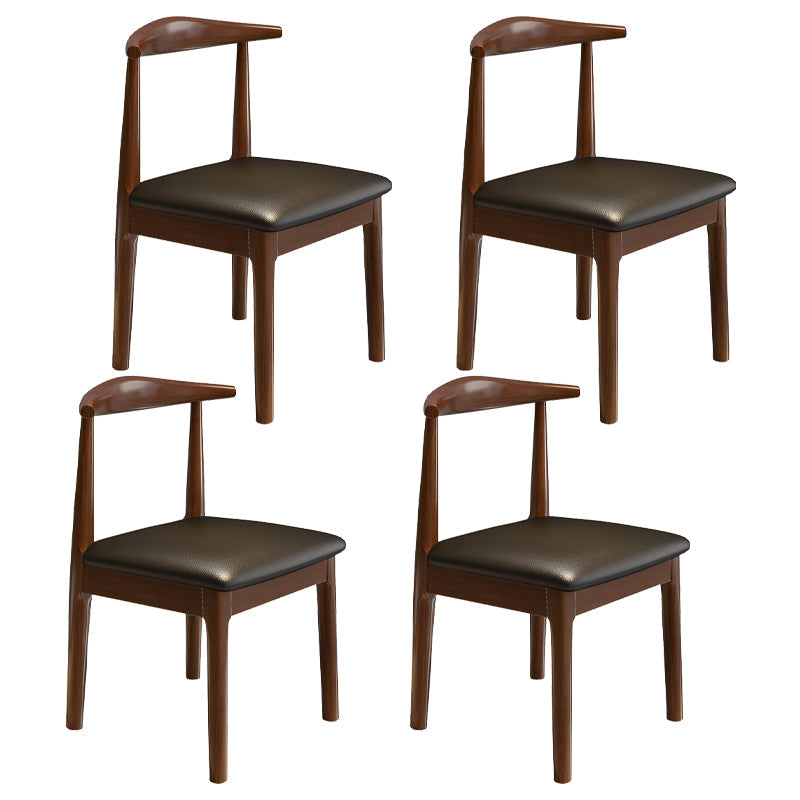 Chaise de style moderne en bois ouvert à l'arrière pour salle à manger pour salle à manger