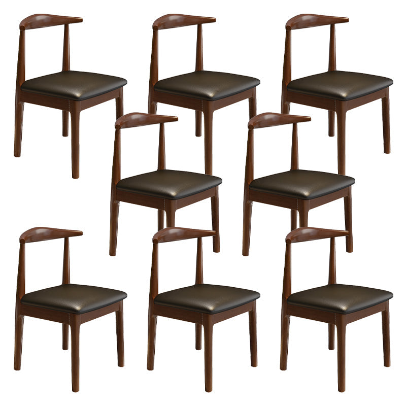 Chaise de style moderne en bois ouvert à l'arrière pour salle à manger pour salle à manger