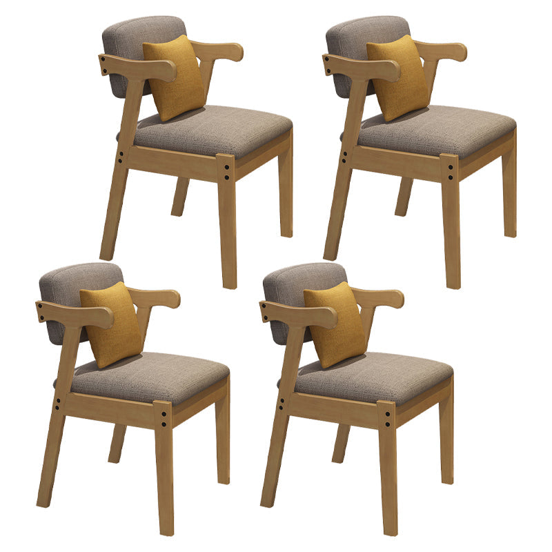 Chaise de style moderne en bois ouvert à l'arrière pour salle à manger pour salle à manger