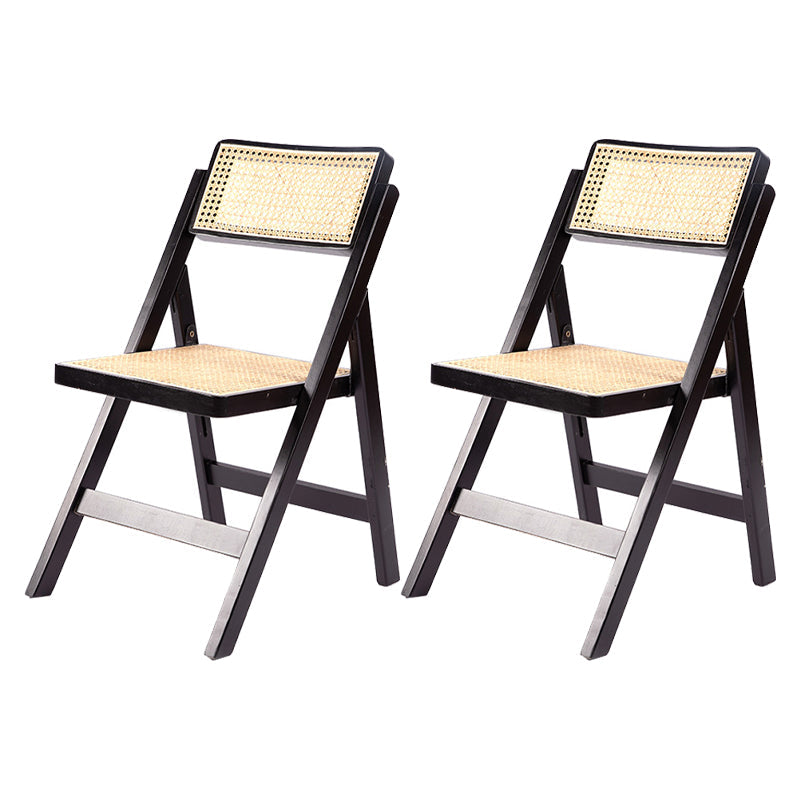 Moderne stijl vouwen eetstoel houten open achterkant stoel voor woonkamer