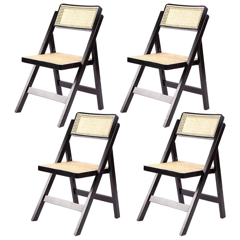 Moderne stijl vouwen eetstoel houten open achterkant stoel voor woonkamer