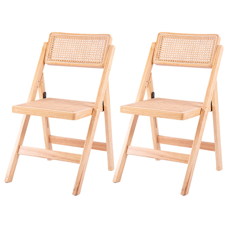 Moderne stijl vouwen eetstoel houten open achterkant stoel voor woonkamer