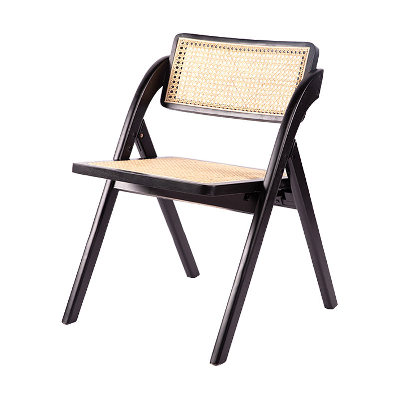 Moderne stijl vouwen eetstoel houten open achterkant stoel voor woonkamer