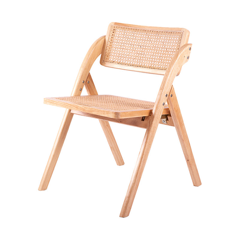 Moderne stijl vouwen eetstoel houten open achterkant stoel voor woonkamer