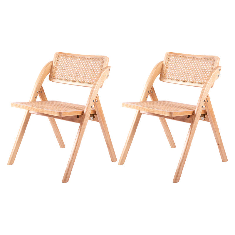 Moderne stijl vouwen eetstoel houten open achterkant stoel voor woonkamer