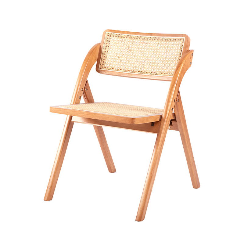 Moderne stijl vouwen eetstoel houten open achterkant stoel voor woonkamer