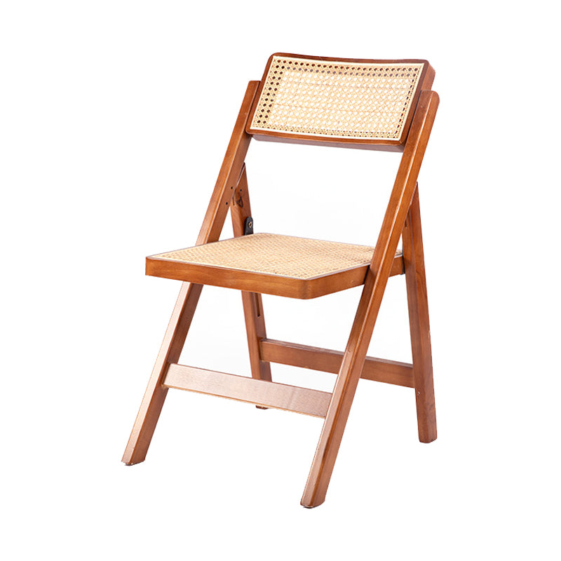 Moderne stijl vouwen eetstoel houten open achterkant stoel voor woonkamer