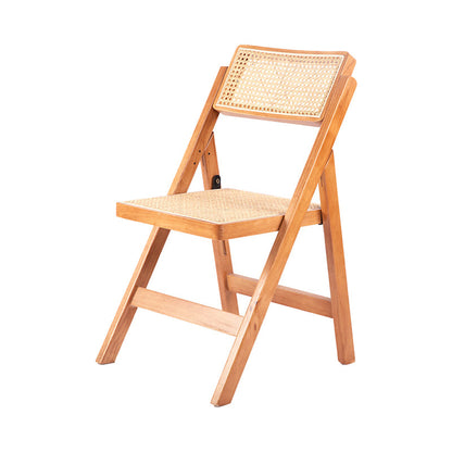 Moderne stijl vouwen eetstoel houten open achterkant stoel voor woonkamer