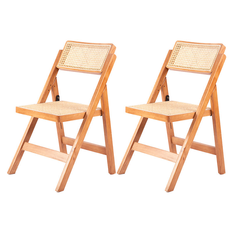 Moderne stijl vouwen eetstoel houten open achterkant stoel voor woonkamer