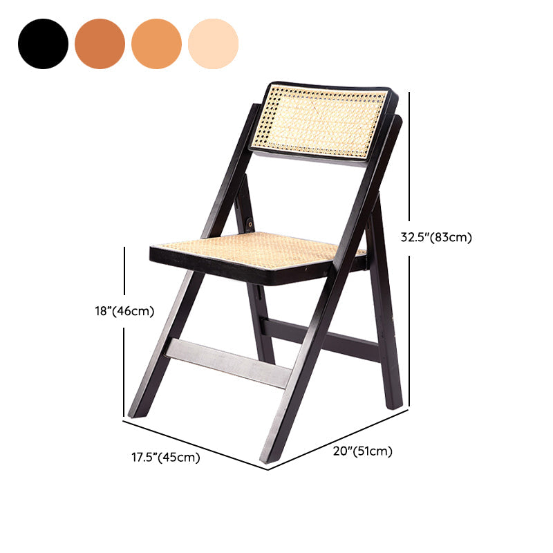 Moderne stijl vouwen eetstoel houten open achterkant stoel voor woonkamer