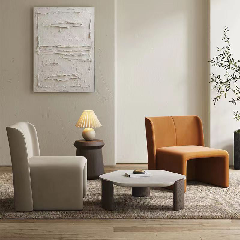 Moderne stijl eetkamerstoel Velvet Parsons zijstoel voor woonkamer